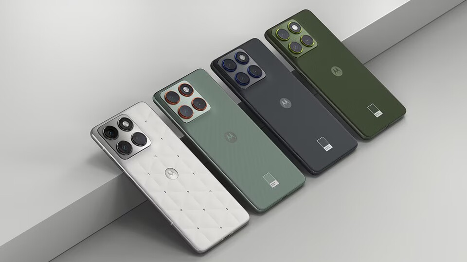 Farben, die begeistern: Dank der exklusiven Pantone-Partnerschaft setzt Motorola beim Edge 70 auf Farbtöne, die Trends setzen und einfach zeitlos gut aussehen.