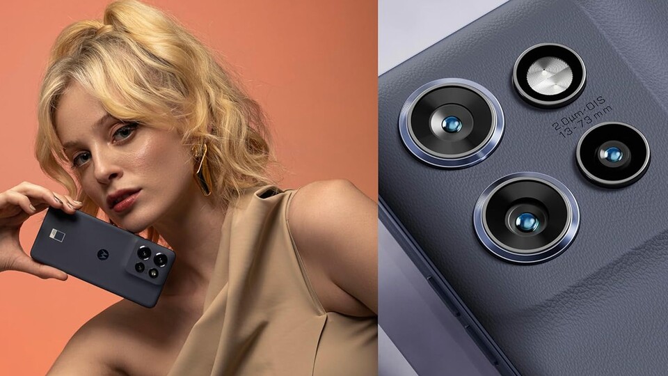 Dank seines schicken Designs mit veganem Kunstleder ist das Motorola edge50 neo definitiv eines der schöneren Handys in der günstigen Mittelklasse.