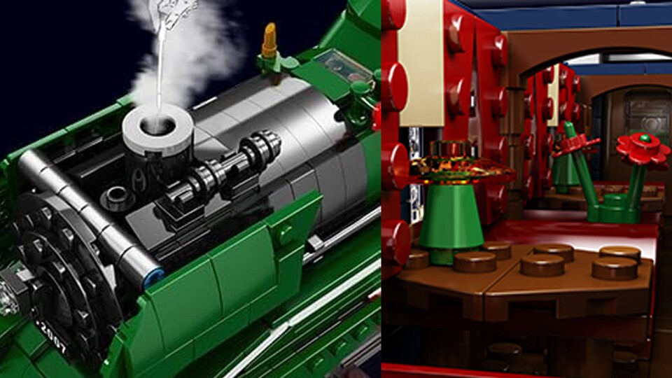 Bei Mould Kings Variante der RB 18 201 bekommt ihr sogar einen ausgebauten Innenraum!