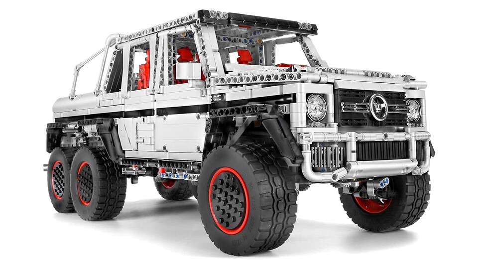 Sechs einzeln an Portalachsen aufgehängte Räder – das bekommt ihr nur in diesem Technik-Set der LEGO Konkurrenz.