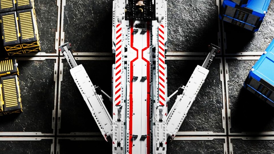 Die Ausleger für die Pneumatik-Stempel werden mithilfe von Aktuatoren ausgefahren und gesichert.