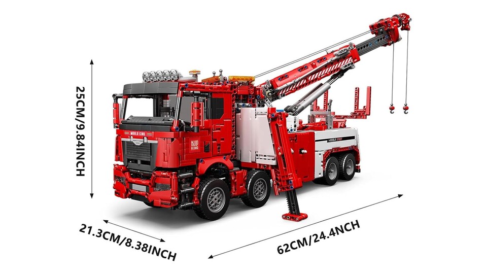 Mit einer Gesamtlänge von 60 Zentimetern gehört dieses Set durchaus zu den größeren am Markt.