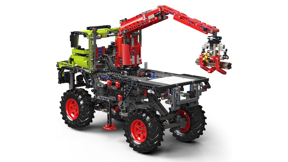 Die großen Reifen verleihen dem Set eine erstaunlich hohe Geländegängigkeit.