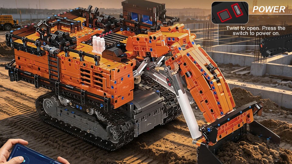 Der Moulg King-Bagger kommt erstaunlich nah an das Original heran!