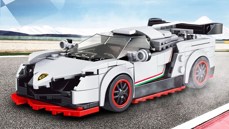 Der Veneno ist durch seine absurd aggressive Keilform unverkennbar und sieht aus wie ein Kampfjet auf vier Rädern.