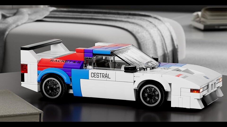 Die ikonische Farbgebung macht sofort deutlich, um welchen Sportwagen es hier geht.