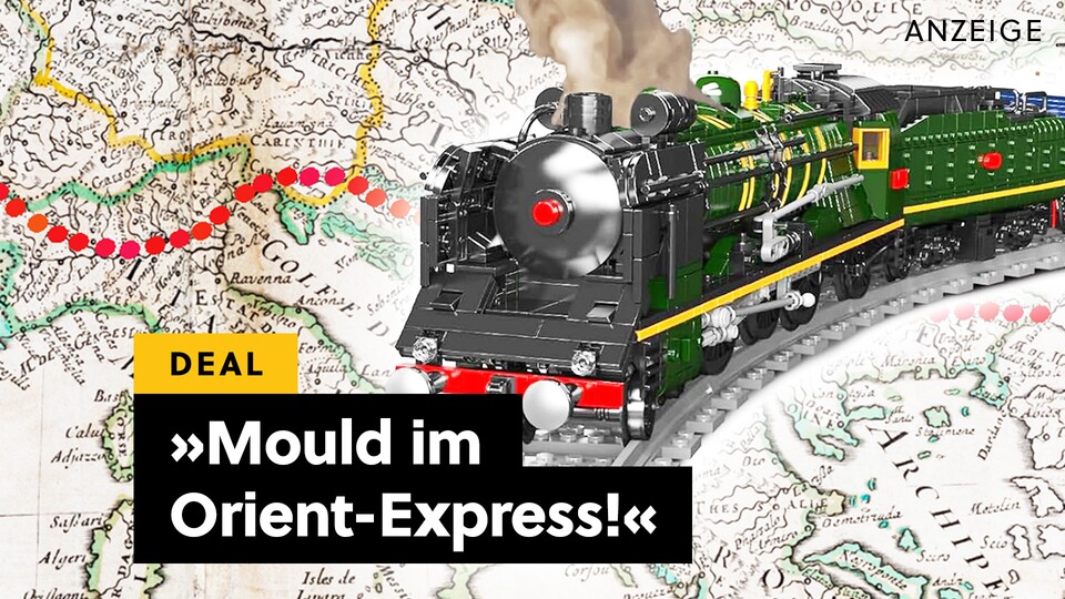 Wie eine Kreuzfahrt zu Land: Der Orient-Express von Mould King ist der französischen Baureihe 231 nachempfunden.