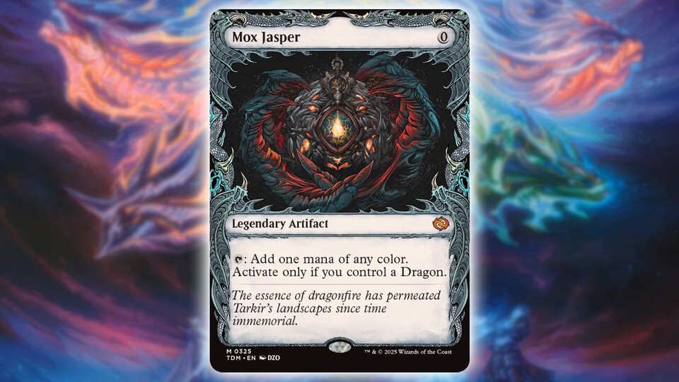 Wie schön kann eine Karte sein? Ja! Dieser hübsche Edelstein ist ein Muss für Drachen-Liebhaber.