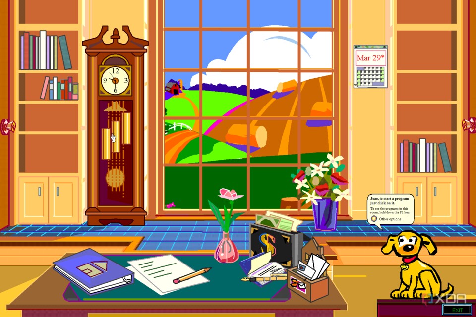 Nein, das ist tatsächlich kein Spiel, so würde euer Desktop vermutlich heute aussehen, wenn sich Microsofts Bob durchgesetzt hätte. (Quelle: XDA Developers)