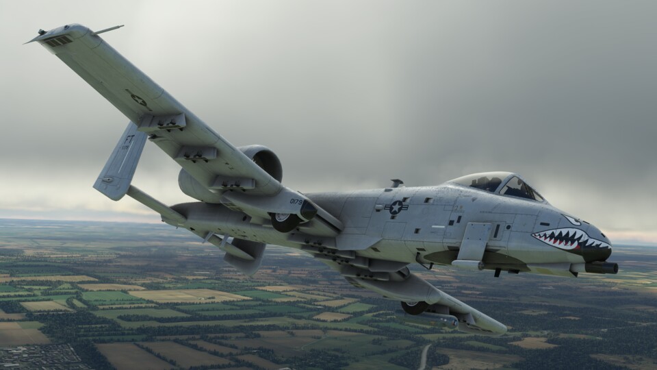 Die A-10 Thunderbolt in wahrlich nicht das schönste Kampfflugzeug.