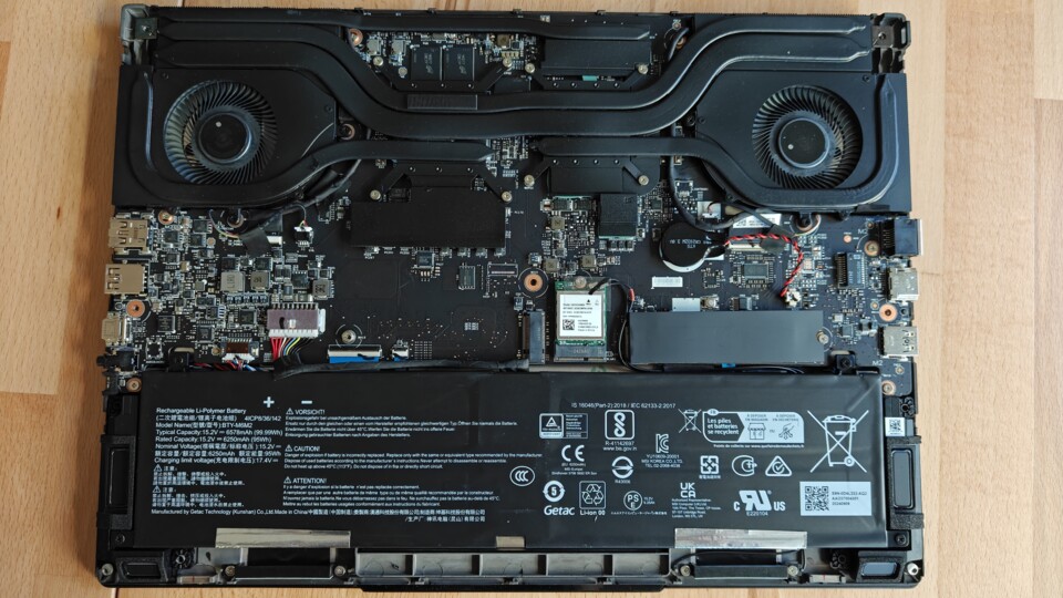 Der RAM ist verlötet und kann entsprechend nicht getauscht werden.