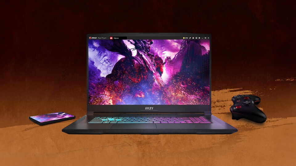 Mit so viel Power macht auch unterwegs Zocken jede Menge Spaß.