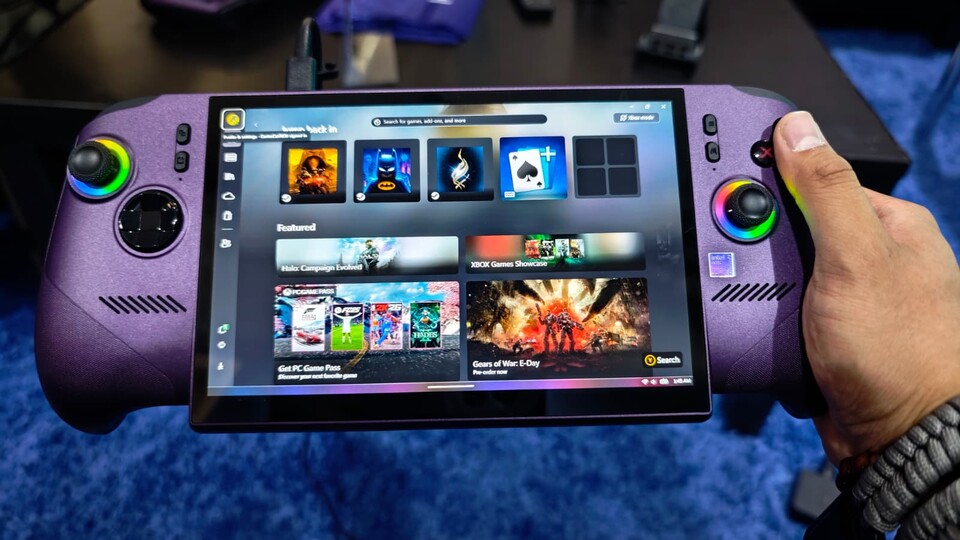 Der Handheld lässt sich auf drei Weisen bedienen: Xbox-Vollbildmodus, MSI Center oder über den klassischen Windows-Desktop. (Bildquelle: Duy Linh DinhGameStar Tech)