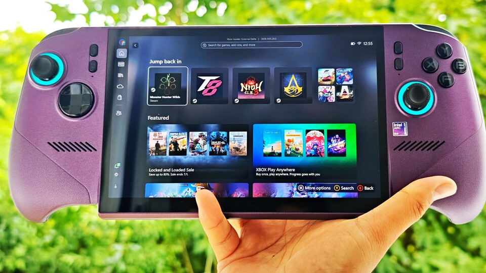 Wie beim Asus ROG Xbox Ally X ist standardmäßig der Xbox-Vollbildmodus aktiviert. (Bildquelle: Duy Linh DinhGameStar Tech)