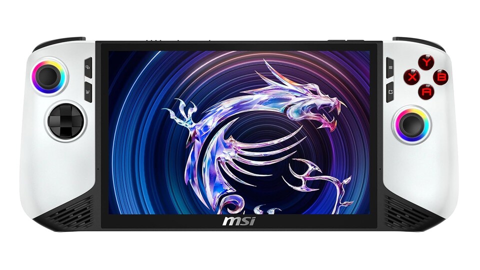 Die neue Polar Tempest-Edition des MSI Claw 8 AI+. (Bildquelle: MSI)