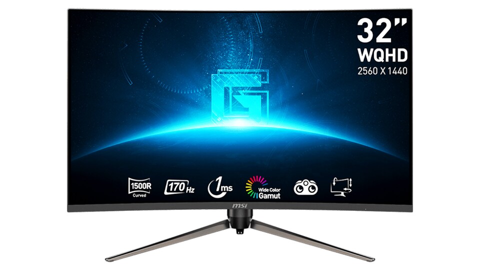 Nicht nur der Monitor nimmt einiges an Platz auf eurem Schreibtisch ein, sondern auch sein Fuß. Ihr könnt ihn aber natürlich auch an einem Arm montieren.