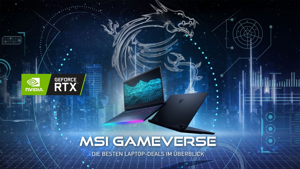 Auf der MSI Gameverse Seite finden sich die besten Angebote zu MSI Gaming-Laptops in allen Leistungsklassen.