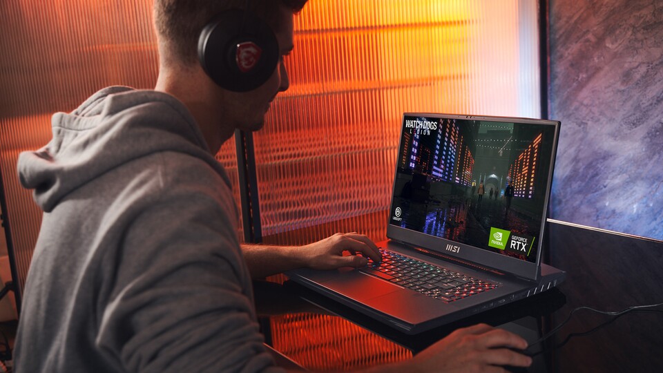 Die Rückkehr des Titanen: der Titan GT77 ist das neue Flaggschiff der MSI Gaming-Laptops mit Intel Core HX Prozessor und GeForce RTX 3080 Ti Grafik.