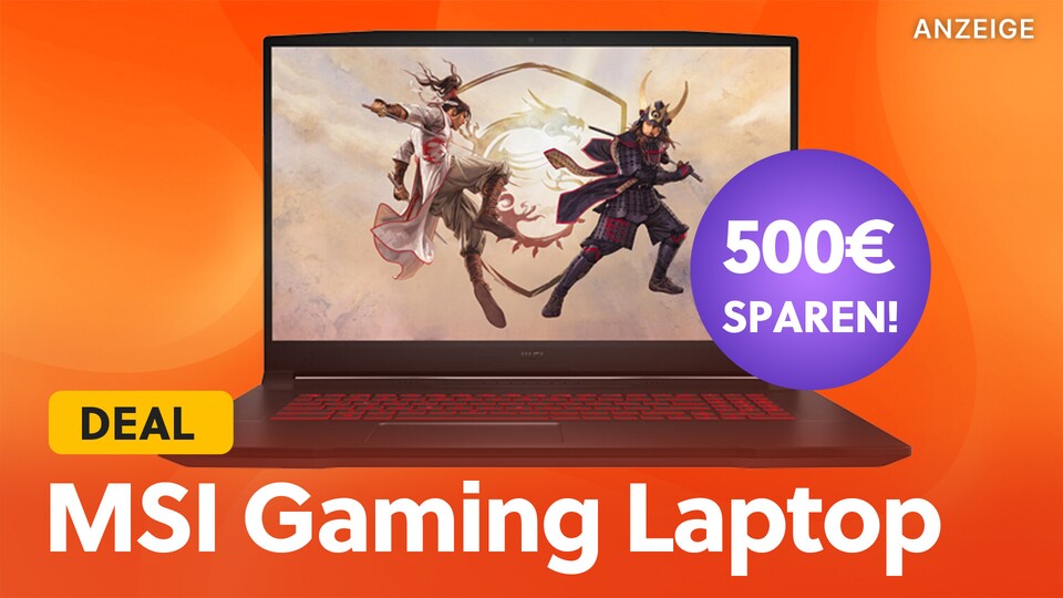 Bei notebooksbilliger.de bekommt ihr den MSI Katana Gaming Laptop derzeit ganze 500€ günstiger!