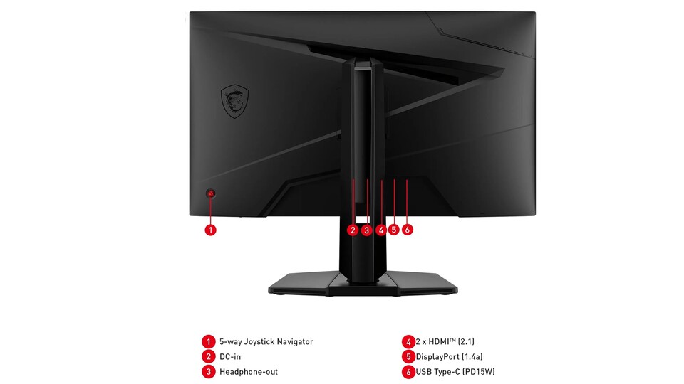 Mit zwei HDMI 2.1-Anschlüssen auf der Rückseite des Monitors könnt ihr PS5 und Xbox ohne Schwierigkeiten gleichzeitig anschließen!