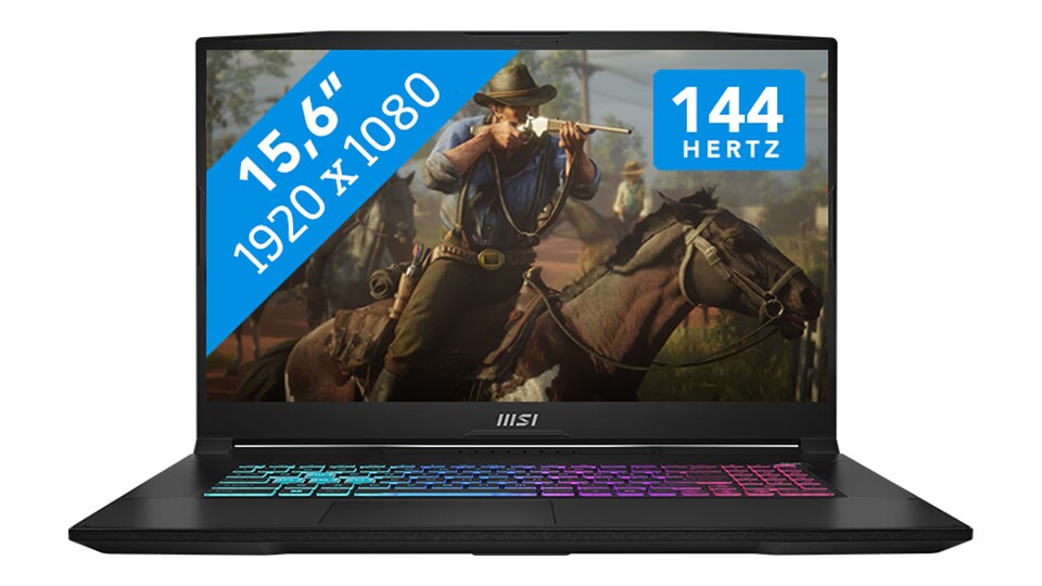Ein FHD-Display mit 144Hz – noch mehr kann man von einem so günstigen Laptop einfach nicht erwarten.