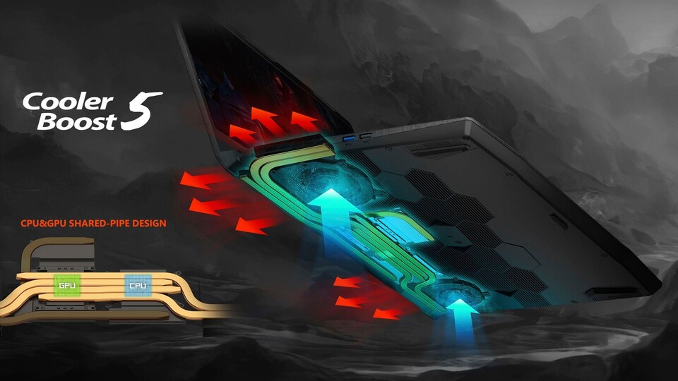 Der MSI Katana 17 ist ein Preis-Leistungs-Laptop, der dank seines innovativen Kühlsystems immer kühl bleibt.