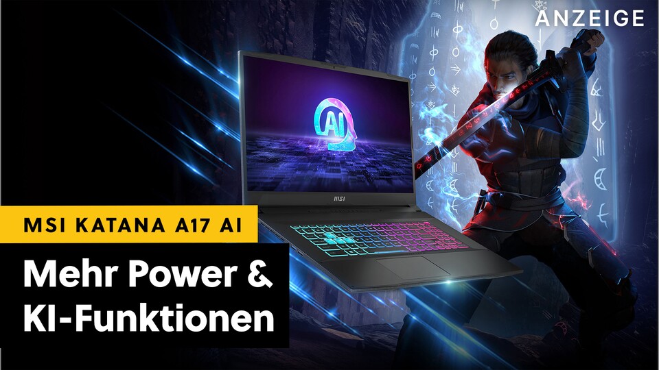 Nachgeschärft: Die MSI Katana Gaming-Laptops jetzt auch mit AMD-Power