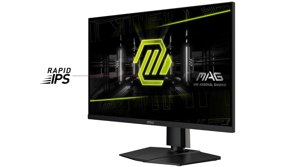 Dank schnellem Rapid-IPS-Panel müsst ihr euch beim MSI nicht zwischen hochauflösender Darstellung und atemberaubenden Tempo entscheiden.