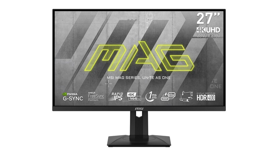 Da bleibt kein Auge trocken: Der MSI MAG Gaming-Monitor vereinigt bahnbrechende Schärfe und enorme Geschwindigkeit in sich!