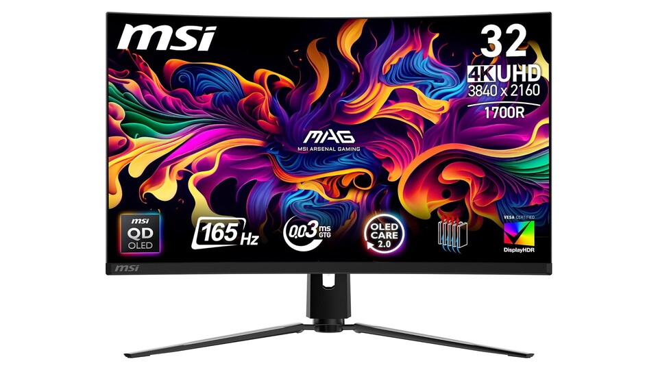 Dieser Monitor ist leicht gekrümmt und günstiger als das Modell mit 240Hz.