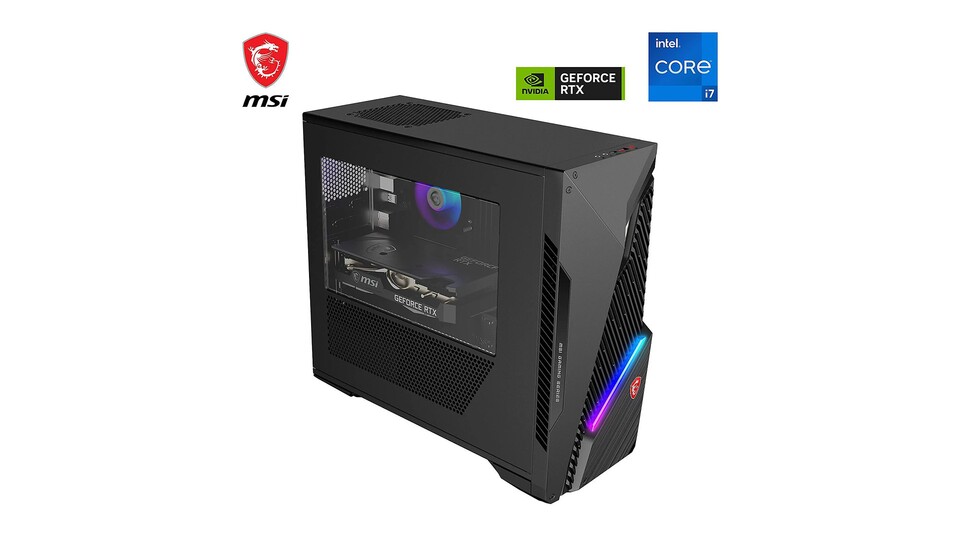 Gaming ohne Kompromisse: Mit der RTX 4060 Grafikkarte im MSI MAG INFINITE S3.