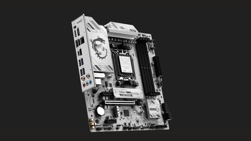 Ein elegantes Meisterwerk aus Form und Funktion: Das B850 GAMING PLUS WIFI!