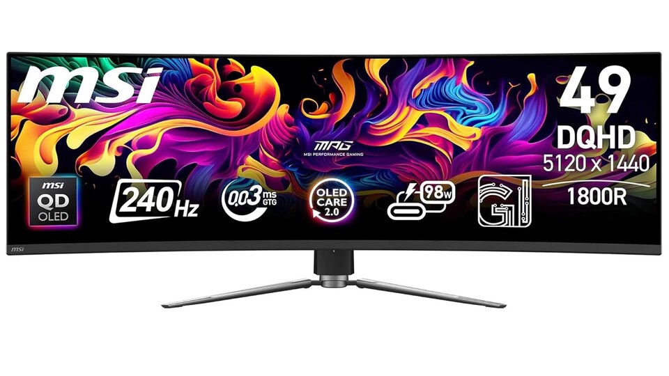 49 Zoll, 240 Hz, 0,03 ms – dieser Curved-Monitor spielt einfach in einer ganz eigenen Liga.