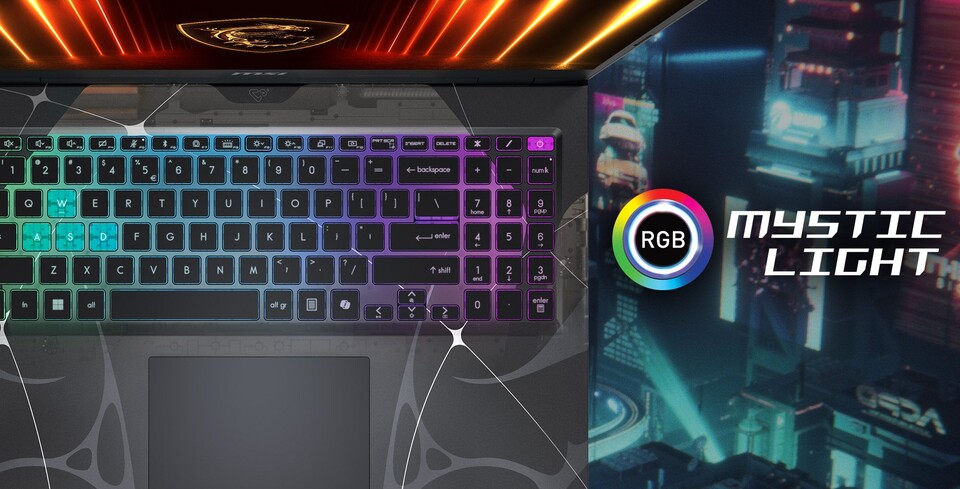 Bei der RGB-Beleuchtung werden sogar High-End-Tastaturen neidisch.