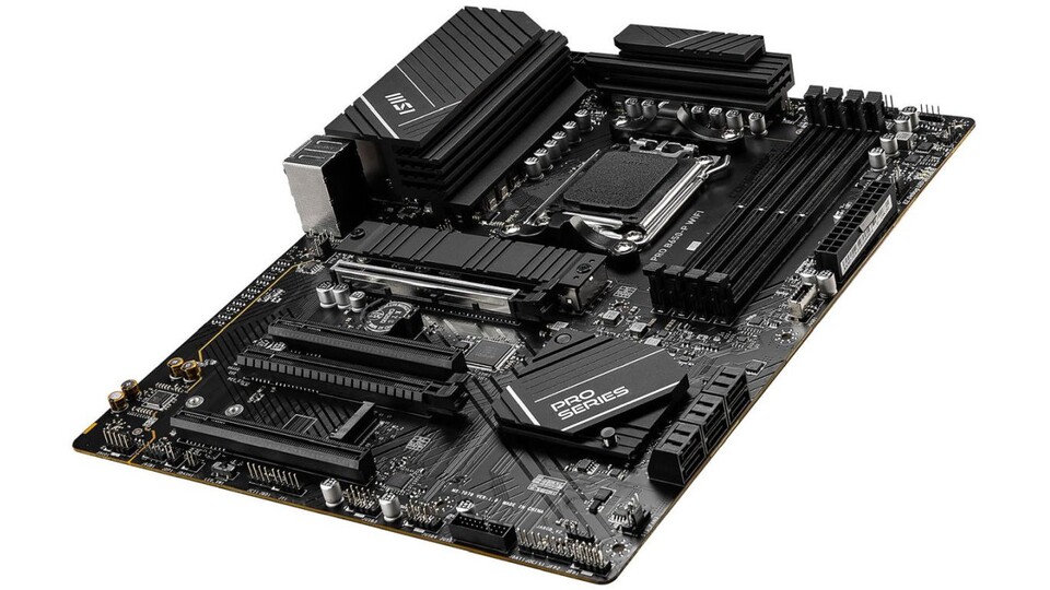 Das MSI Pro B650+P ist kompakt gebaut und gut ausgestattet. Neben 2x M.2 gibt es auch WLAN und 2x PCIe x16.