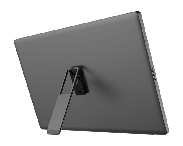 Der an der Rückseite Kickstand kann abgenommen werden. (Quelle: MSI)