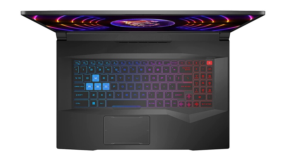 Die hochwertig verarbeitete Tastatur mit 4-Zonen-RGB-Beleuchtung liefert euch maximales Reaktionsvermögen.