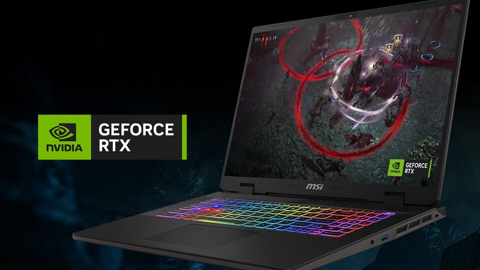 Auch Spiele mit hohen Anforderungen packt der MSI Sword 17 HX mit Leichtigkeit!