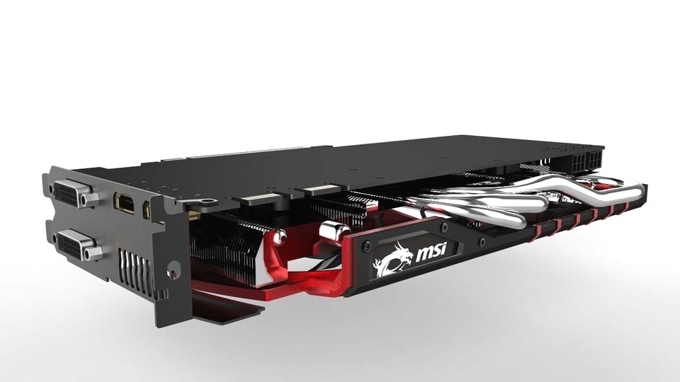 Der MSI Twin Frozr V auf einer unbekannten Grafikkarte als Render-Bild. (Bildquelle: MSI UK)