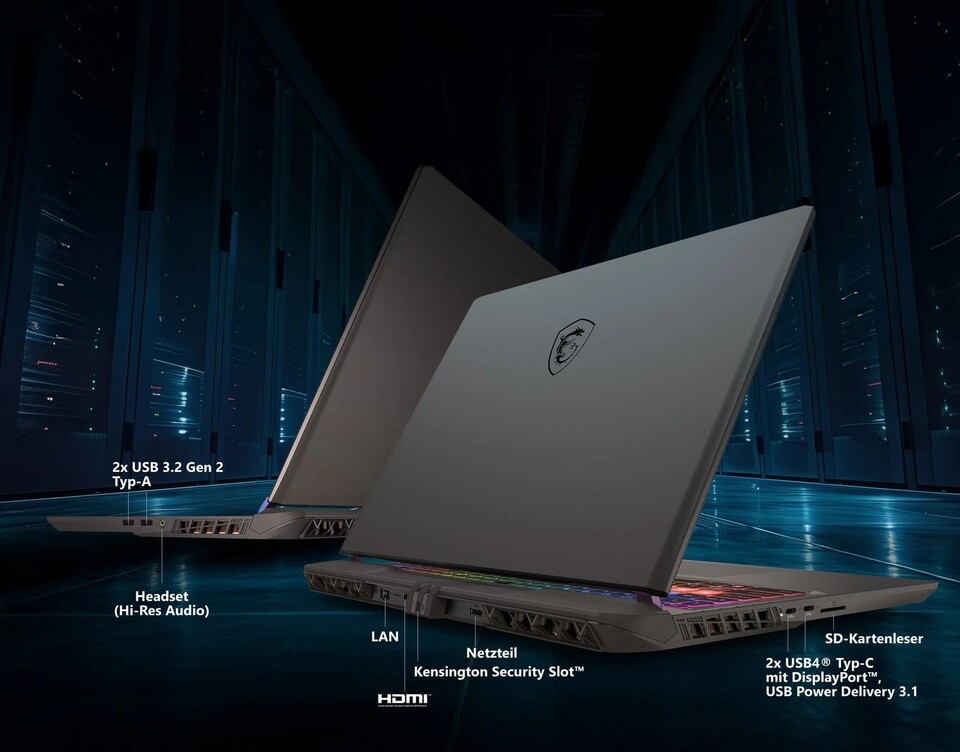 Mit 2,7 kg ist das Vector kein Leichtgewicht. (Quelle: MSI)