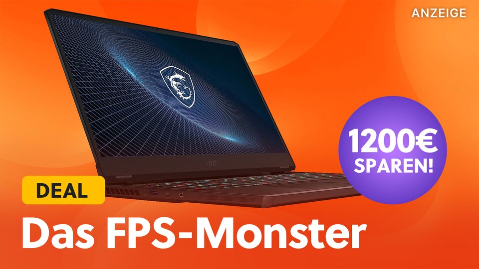 Bei Amazon ist dieses FPS-Monster von einem Gaming Laptop gerade mit 1200€ Rabatt zu haben.