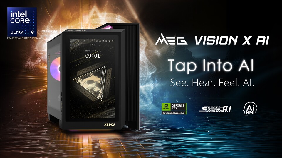 Der MSI MEG Vision X AI ist das mächtigste aller hier vorgestellten Systeme!