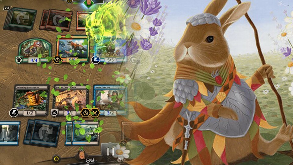 Ja, die Kaninchen -Token in der MTG Arena tragen tatsächlich eine kleine ritterliche Rüstung. Wie süß!
