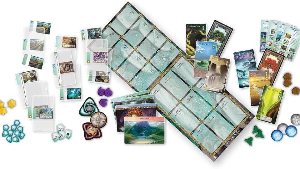 Das Prinzip mit den teilweise transparenten Spielkarten war mir bisher völlig unbekannt!