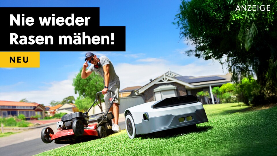 Der neue ANTHBOT Mähroboter ist eine Kampfansage an die Konkurrenz: Er kann viel - und kostet jetzt erstaunlich wenig!