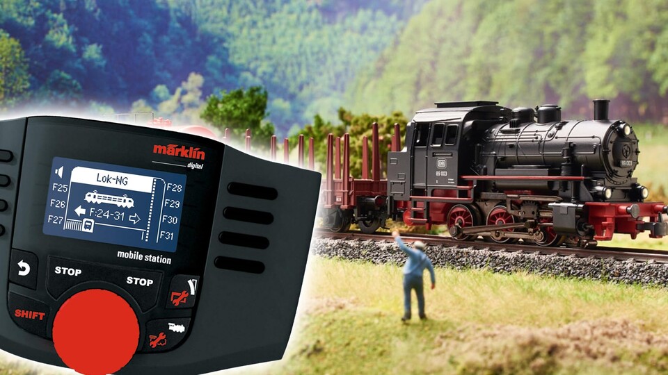 Ich werde immer ein Herz für Dampflokomotiven haben. Mit der digitalen Mobile Station steuert ihr euer Bahn-System.