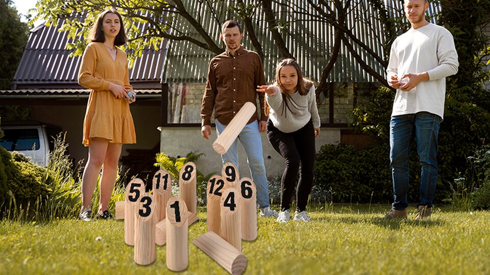 Mölkky ist in meinen Augen eine schöne Alternative zu Wikingerschach.