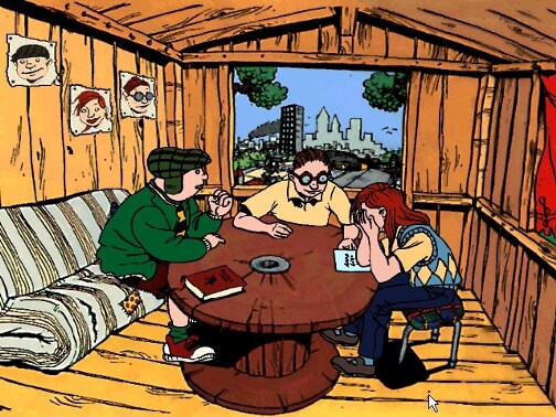 In meinem Hauptquartier haben ich und meine NPC-Freunde viel Zeit damit verbracht, Fälle zu lösen.