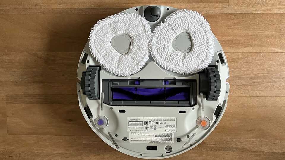 Die großen Wischmobs machen hervorragend sauber.