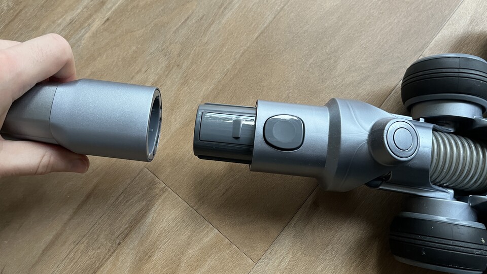 Alle Aufsätze lassen sich einfach aufstecken.